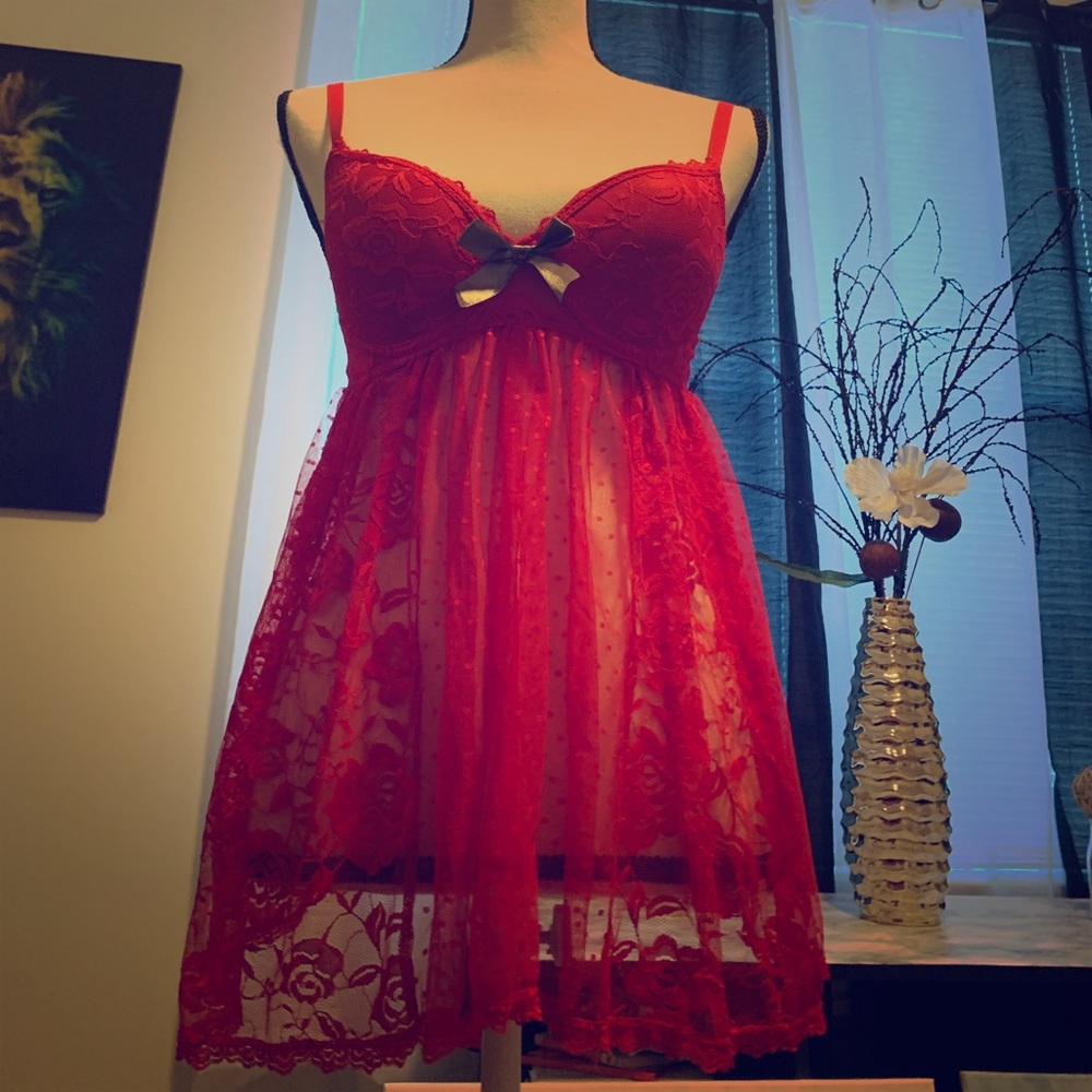 NWOT Lingerie teddy w/ G-string